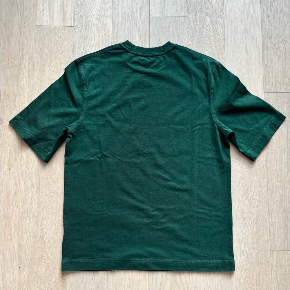 Burberry Men’s Green Cotton jersey T-shirt Size Small Oversized - Picture 4 of 6